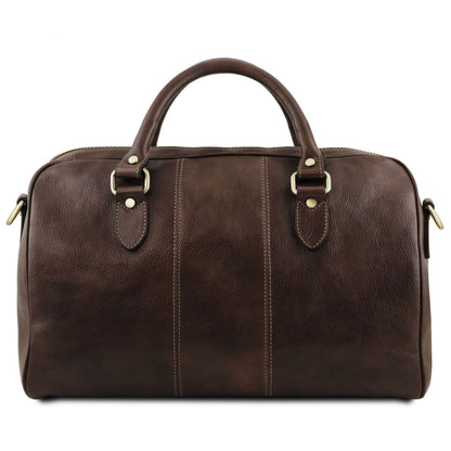 Lisbona - leather travel bag - small