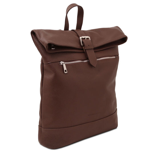 London - women's soft leather backpack