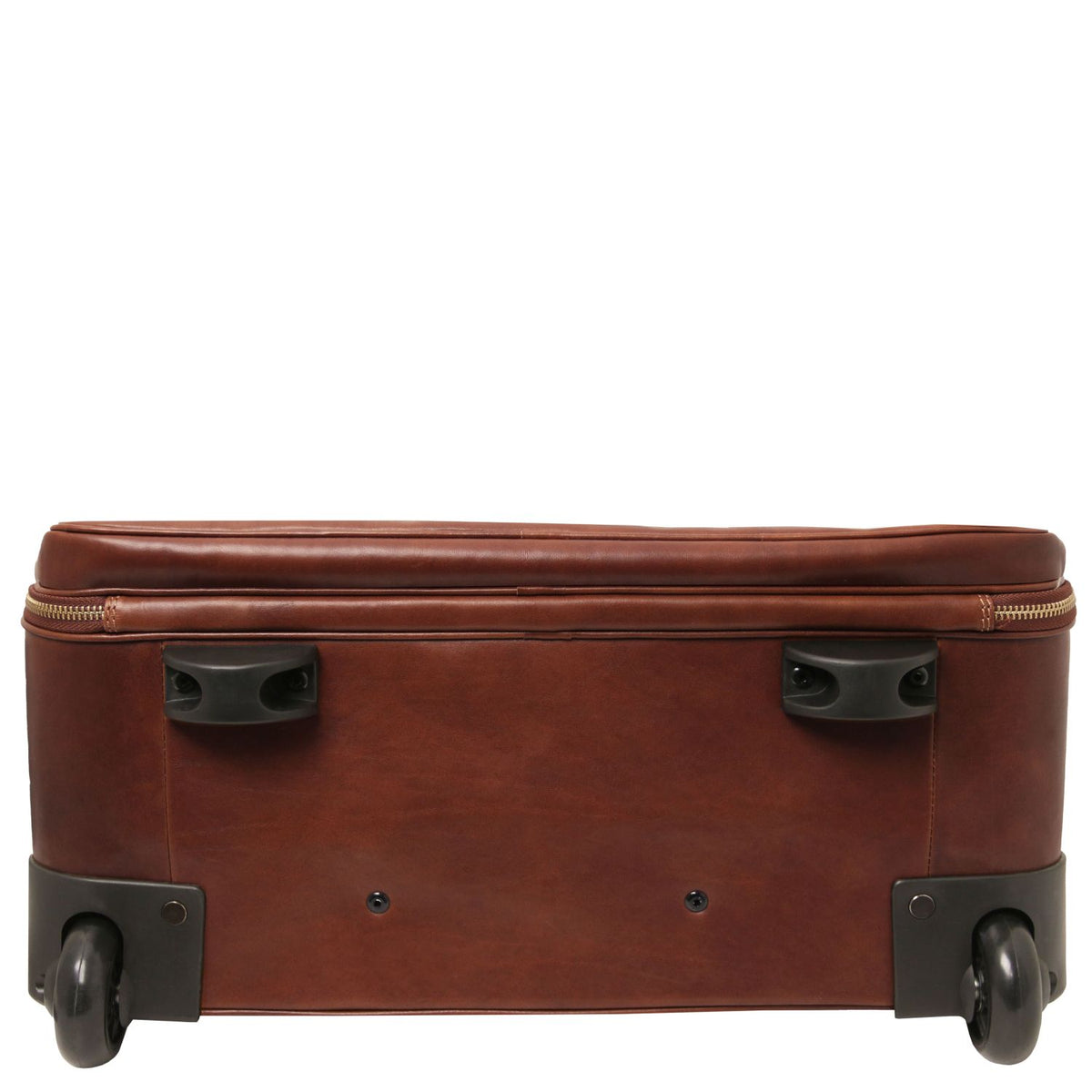 Warsaw - 2-wheel leather suitcase