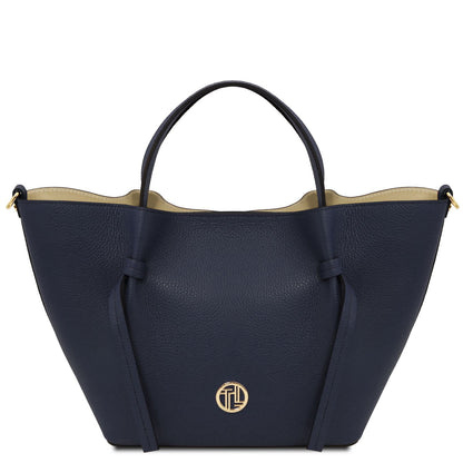 Legame - skórzana torebka typu shopper - duża