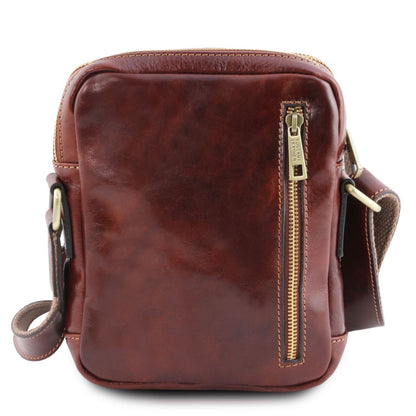 Larry - leather messenger bag