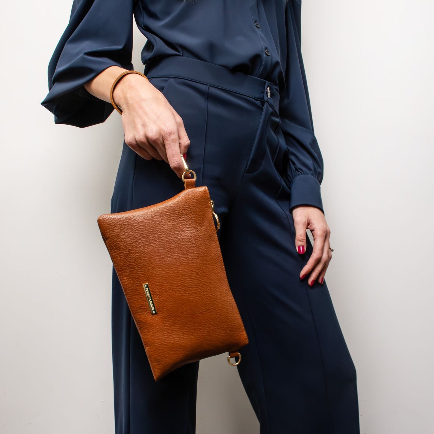 TL Bag - torebka-kopertówka z miękkiej skóry