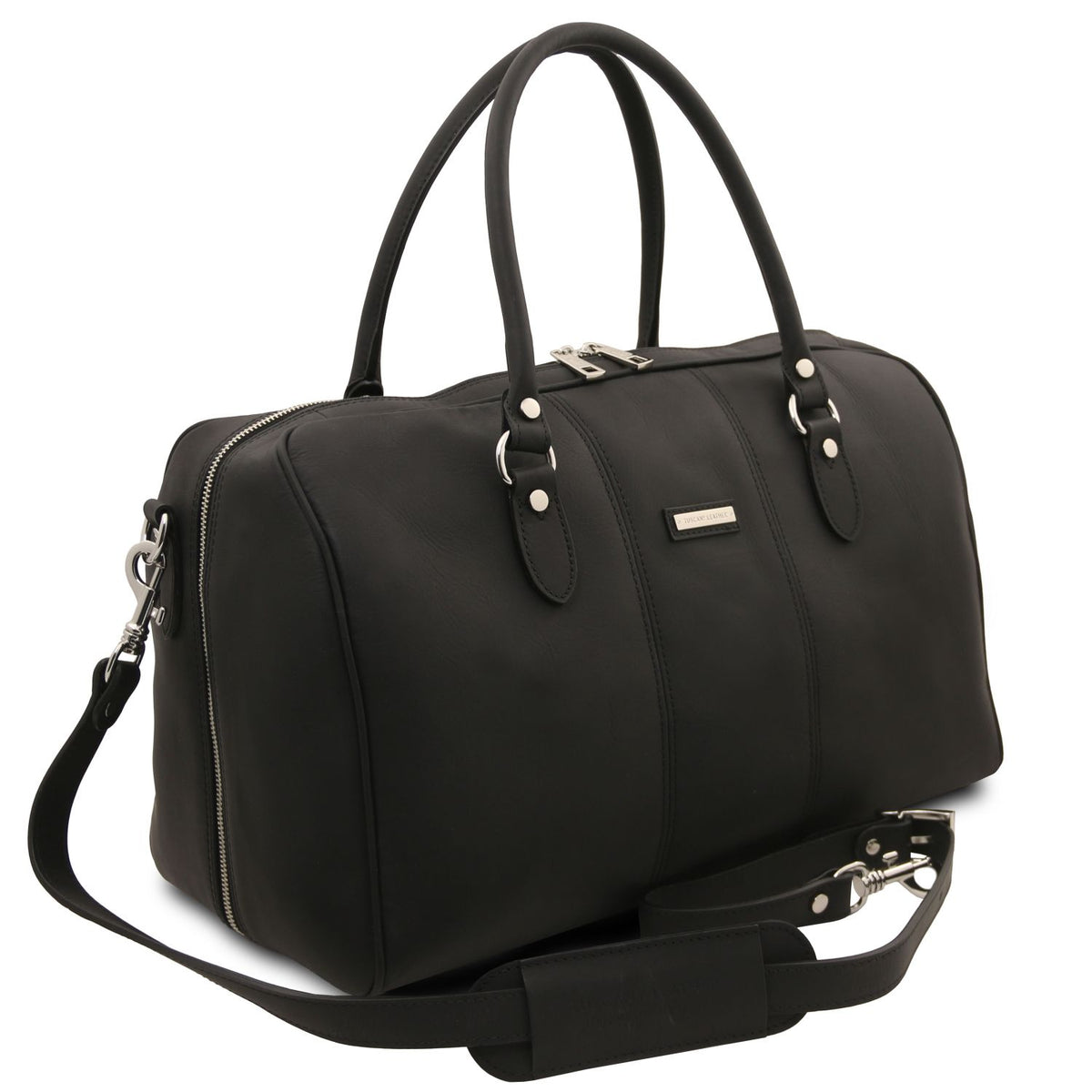 Lisbona - leather travel bag - small