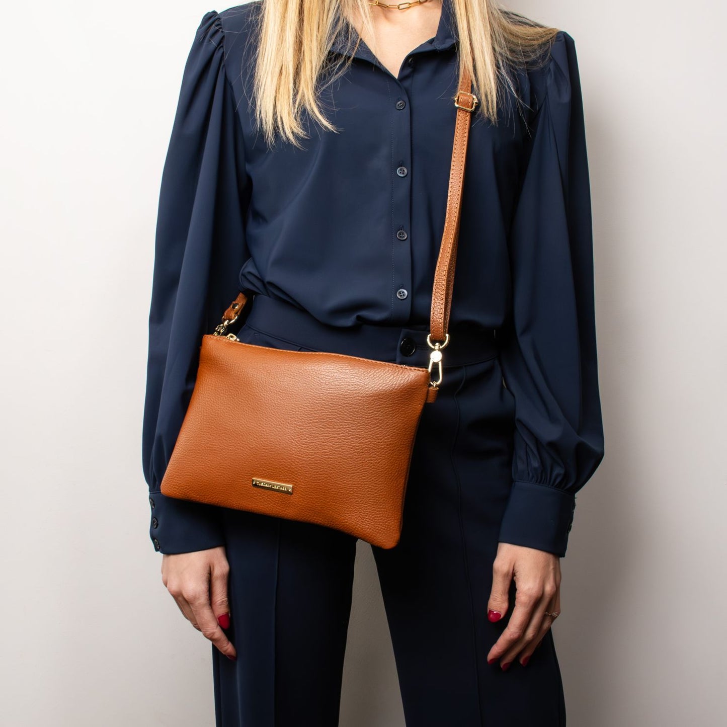 TL Bag - torebka-kopertówka z miękkiej skóry