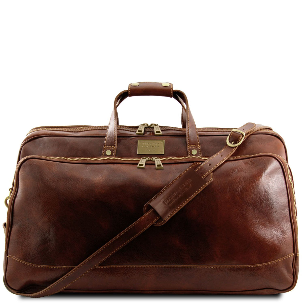 Bora Bora - large leather wheeled suitcase