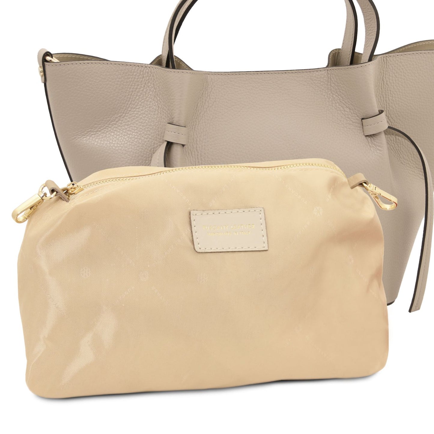 Legame - skórzana torebka typu shopper - duża
