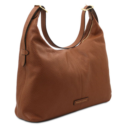 Plenia - leather shopper bag
