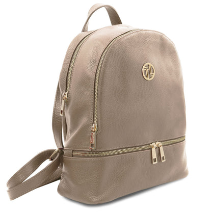 TL Bag - plecak z miękkiej skóry