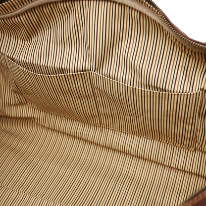 Lisbona - leather travel bag - small