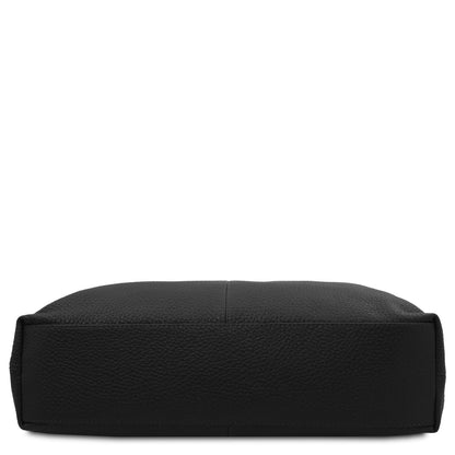 Plenia - skórzana torebka typu shopper