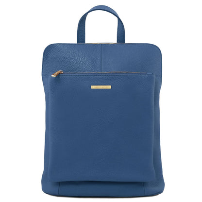 TL Bag - damska plecakotorebka z miękkiej skóry