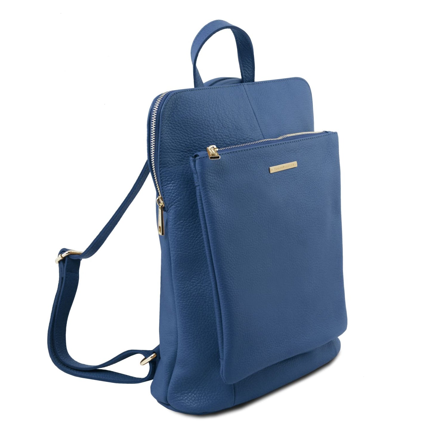 TL Bag - damska plecakotorebka z miękkiej skóry