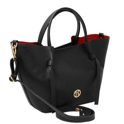 Legame - skórzana torebka typu shopper - duża