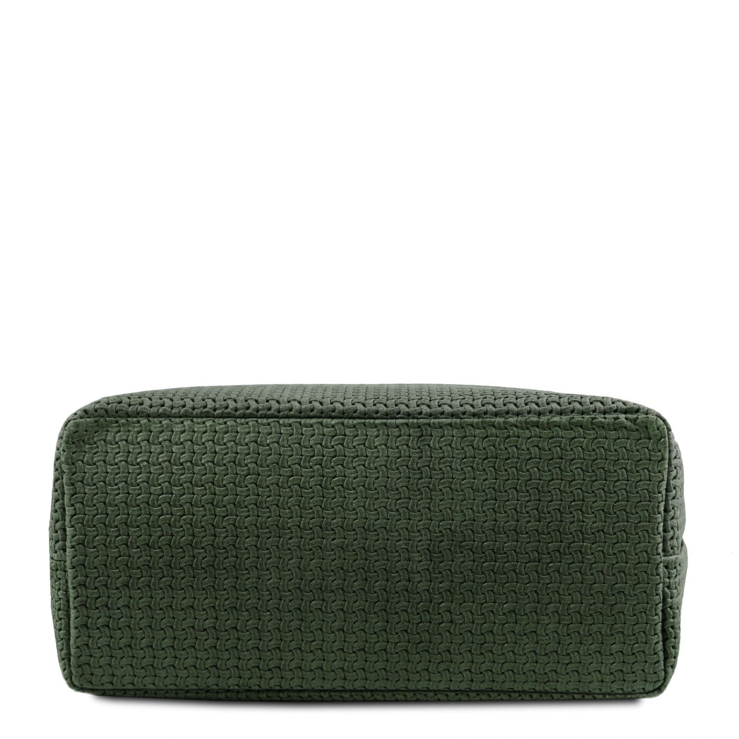 TL KeyLuck - skórzana torebka z plecionym wzorem typu shopper