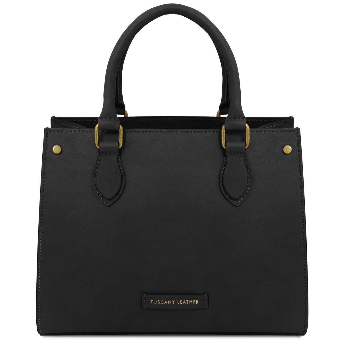 Woman - leather handbag