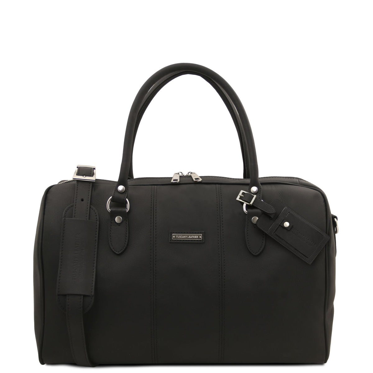 Lisbona - leather travel bag - small