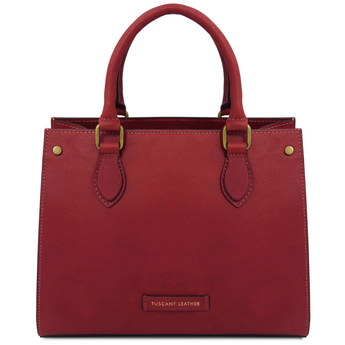 Woman - leather handbag