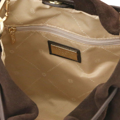 Allure - torebka typu shopper z miękkiego zamszu