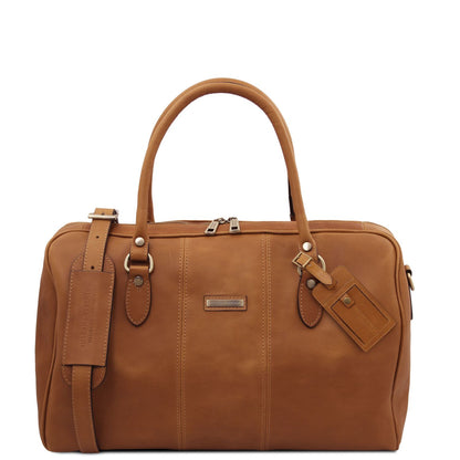Lisbona - leather travel bag - small