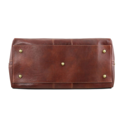 Lisbona - leather travel bag - small