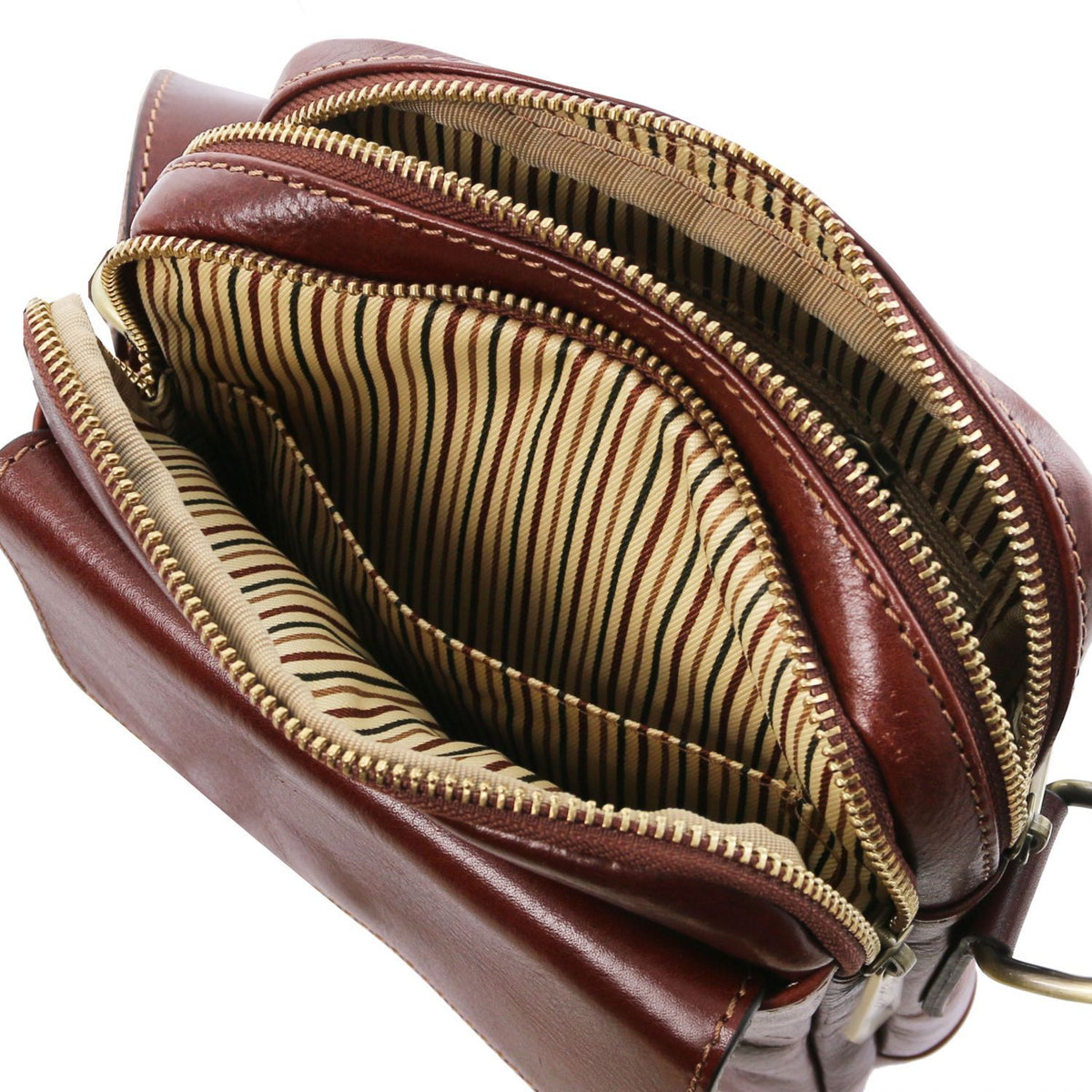 Larry - leather messenger bag