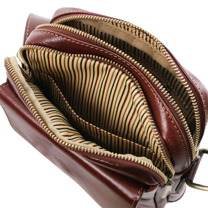 Larry - leather messenger bag