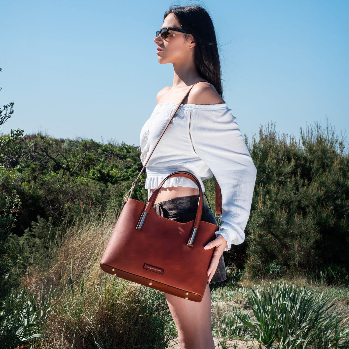Olimpia - leather handbag