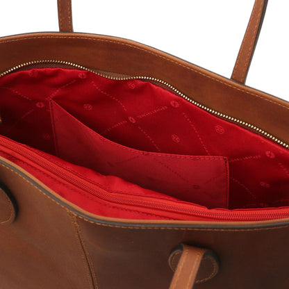 Essenza - leather shoulder bag