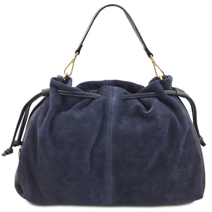 Allure - torebka typu shopper z miękkiego zamszu