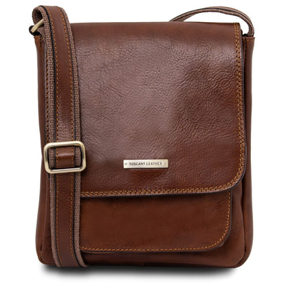 Jimmy - leather messenger bag