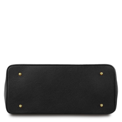 TL Bag - leather bag with gold-tone hardware