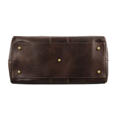 Lisbona - leather travel bag - small