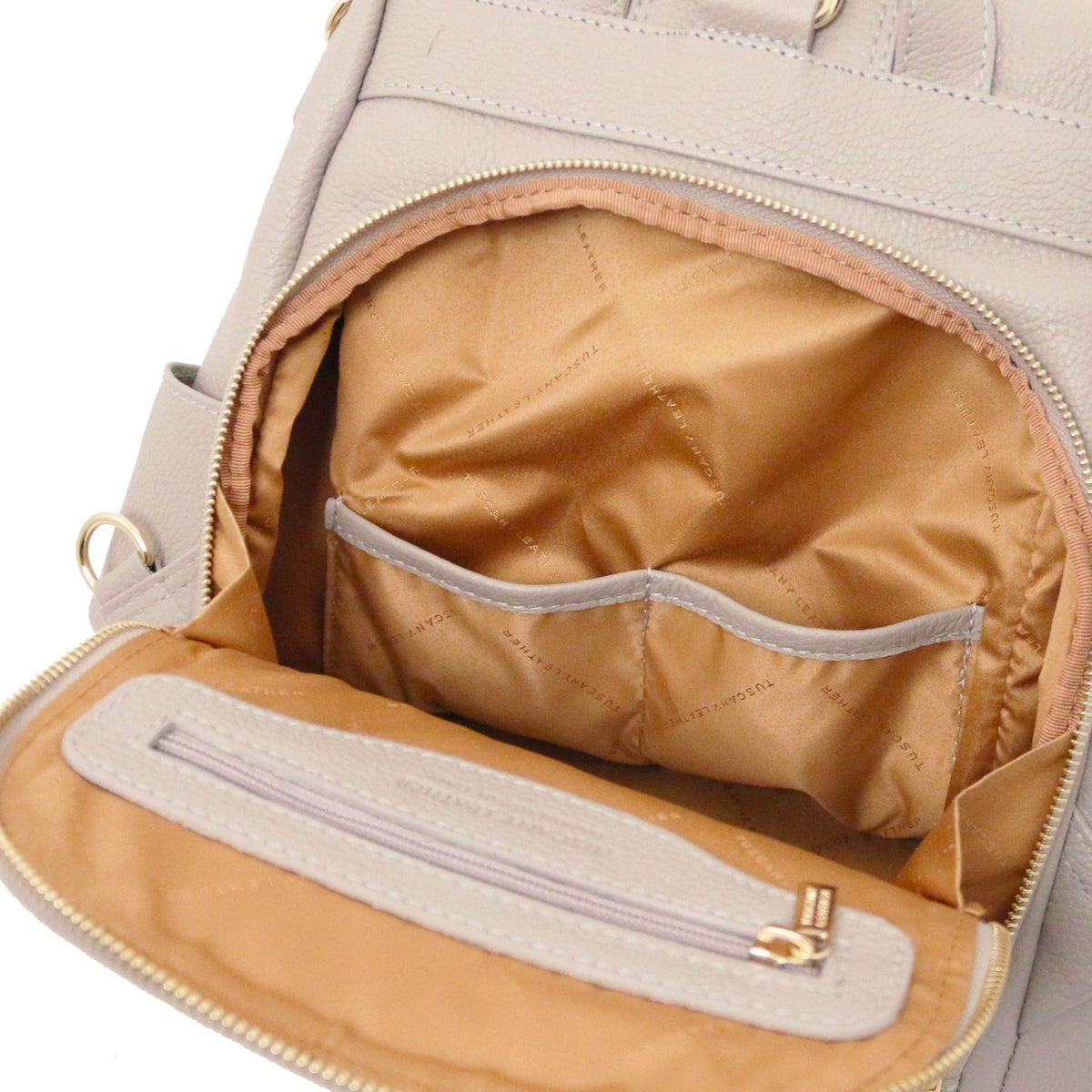 TL Bag - Women's soft leather backpack-handbag
