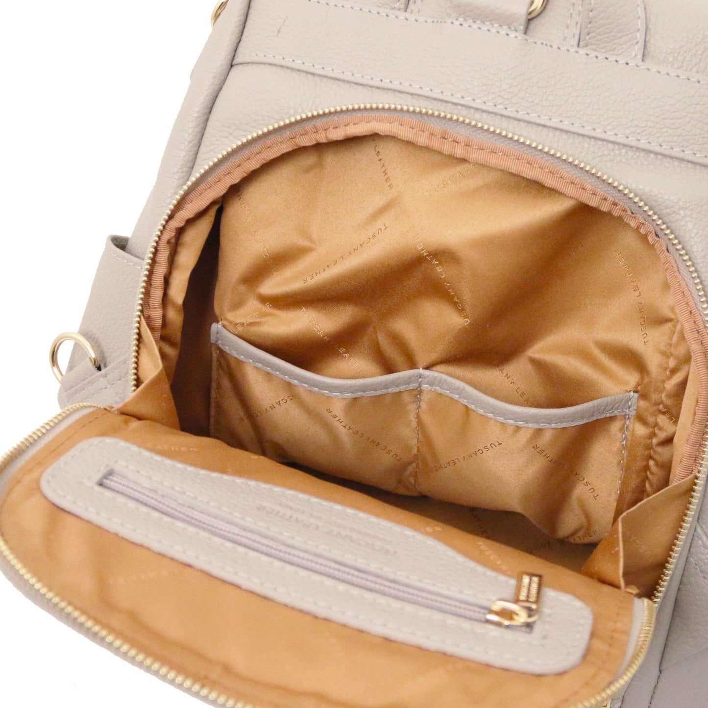 TL Bag - damska plecakotorebka z miękkiej skóry