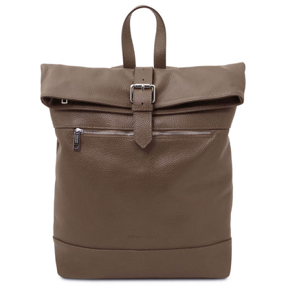 London - women's soft leather backpack