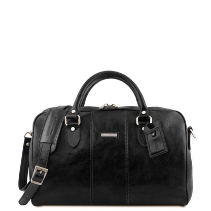 Lisbona - leather travel bag - small