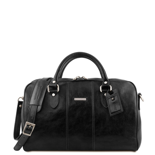 Lisbona - leather travel bag - small