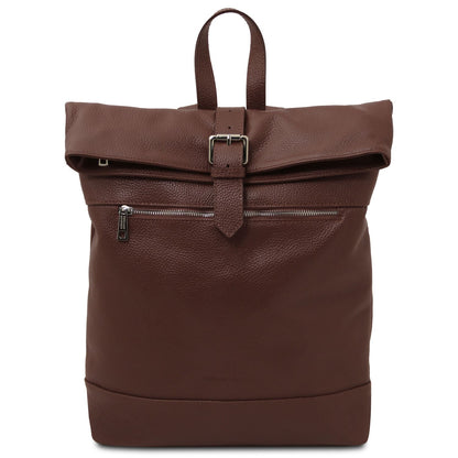 London - women's soft leather backpack