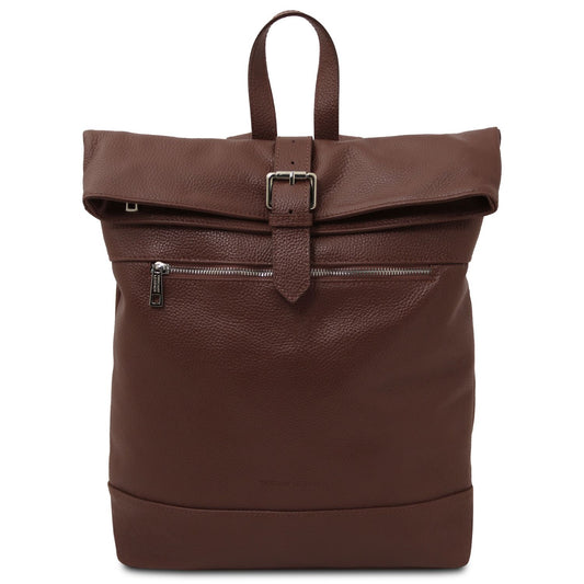 London - women's soft leather backpack