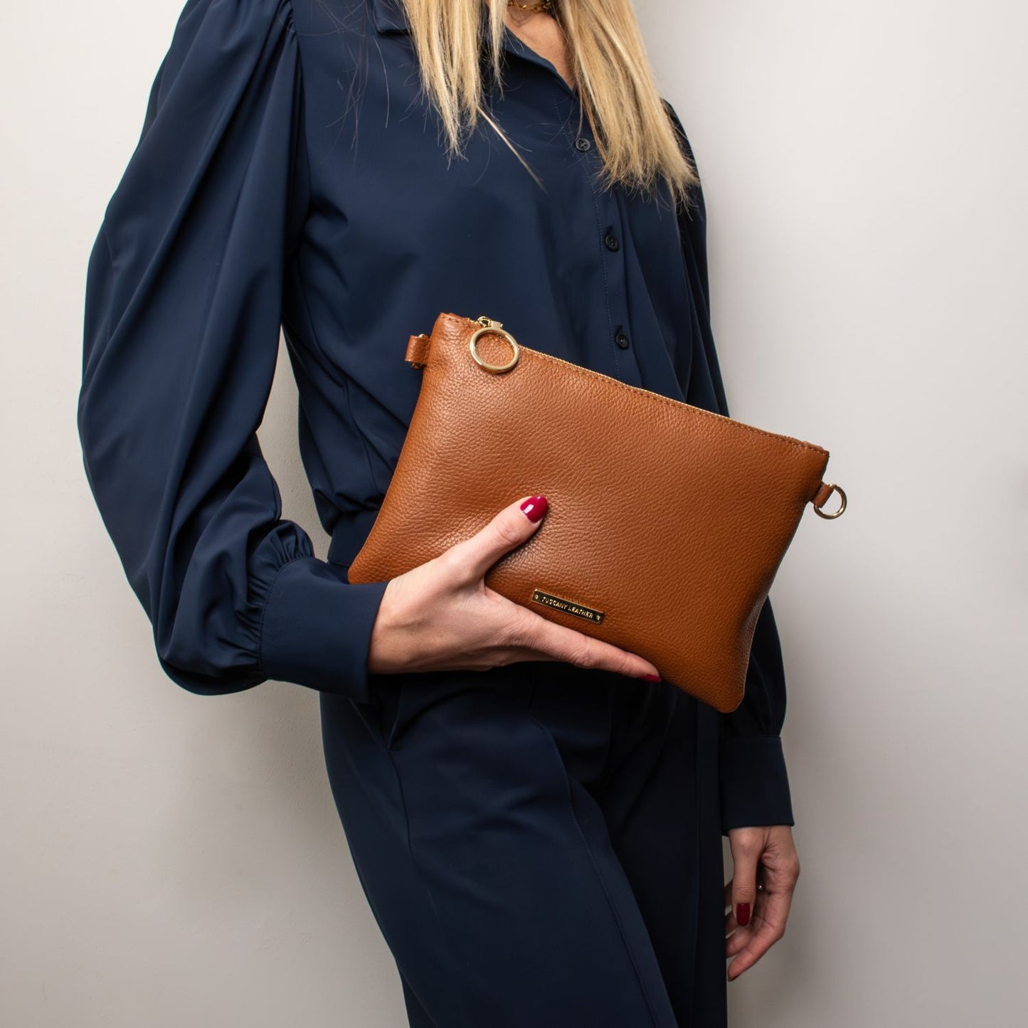 TL Bag - torebka-kopertówka z miękkiej skóry