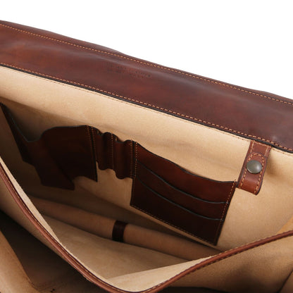 Ancona - leather briefcase