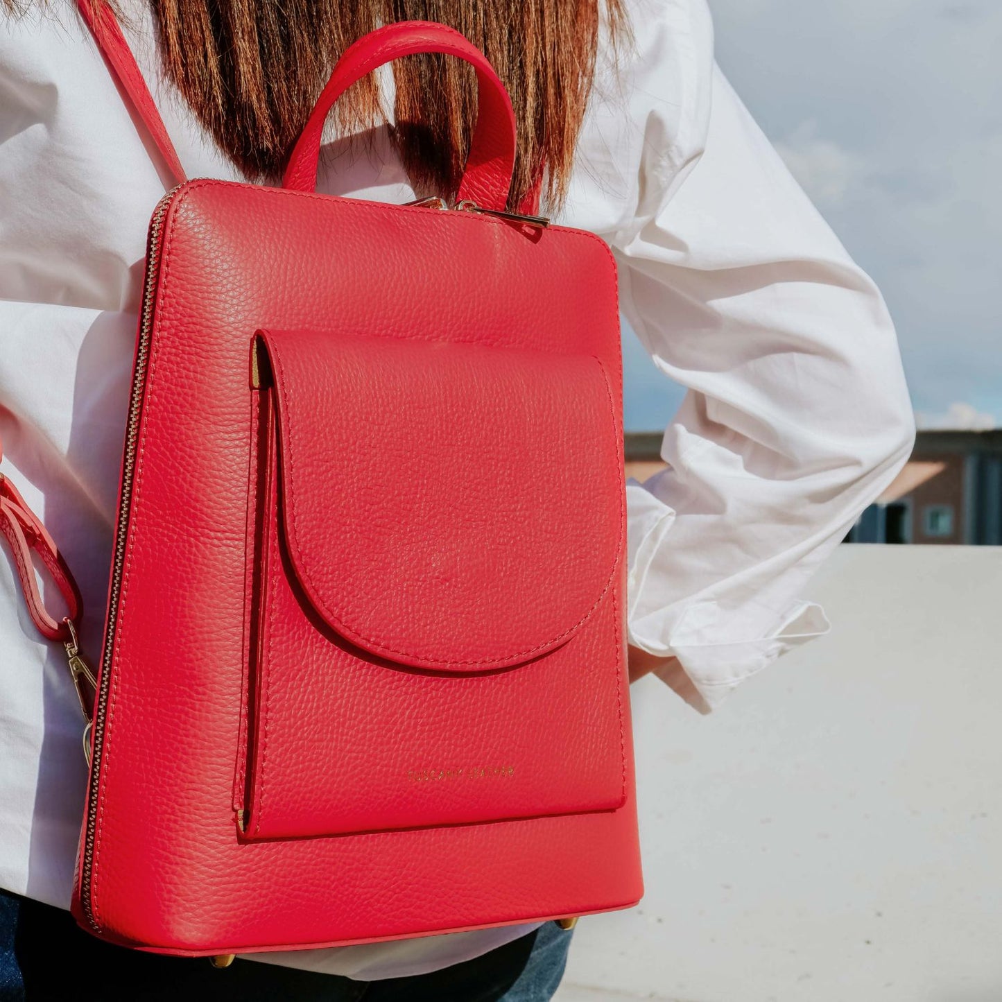 TL Bag - mały skórzany plecak
