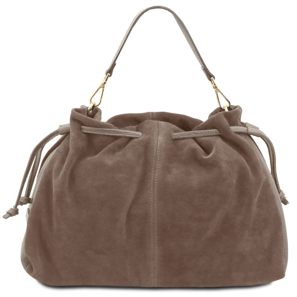 Allure - torebka typu shopper z miękkiego zamszu