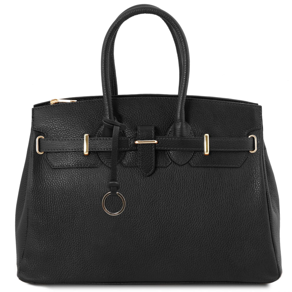 TL Bag - leather bag with gold-tone hardware