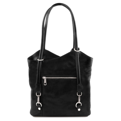 Patty - leather shoulder bag / backpack