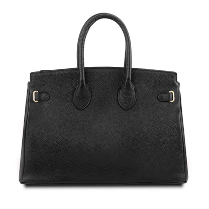 TL Bag - leather bag with gold-tone hardware