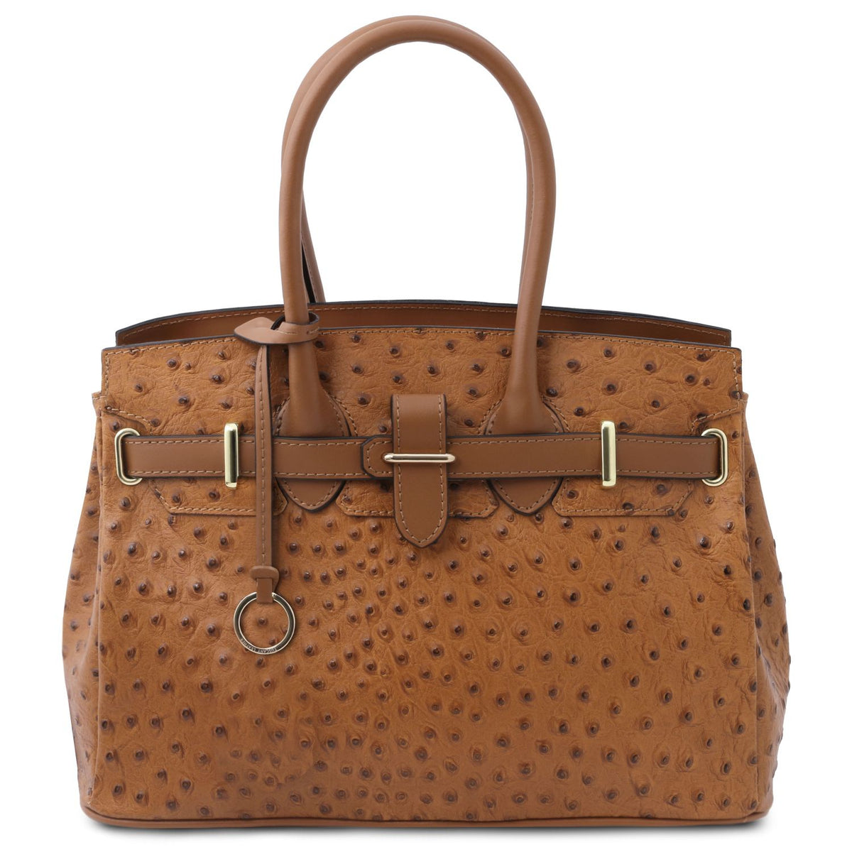 TL Bag - skórzana torebka we wzór strusi