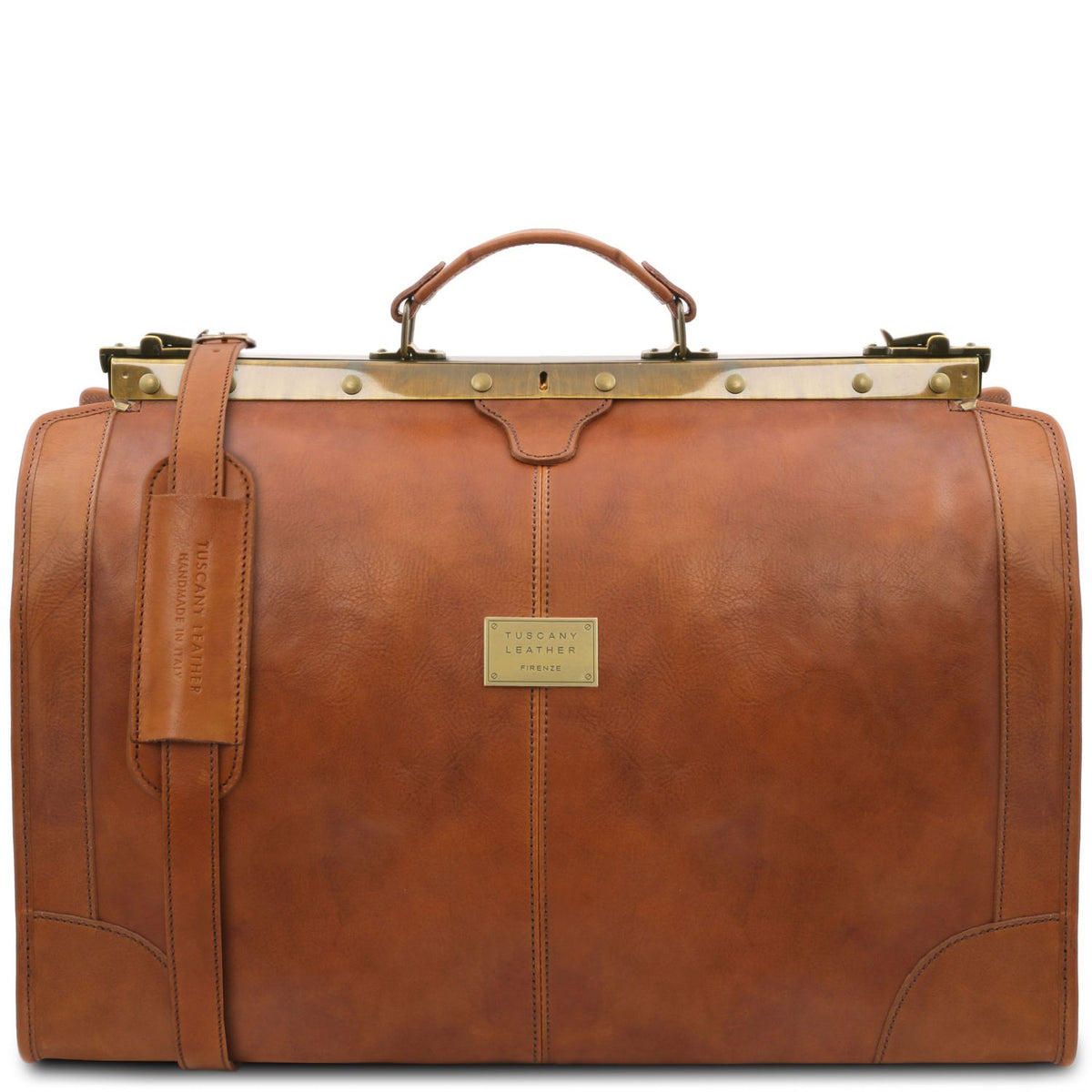 Madrid - large leather travel trunk