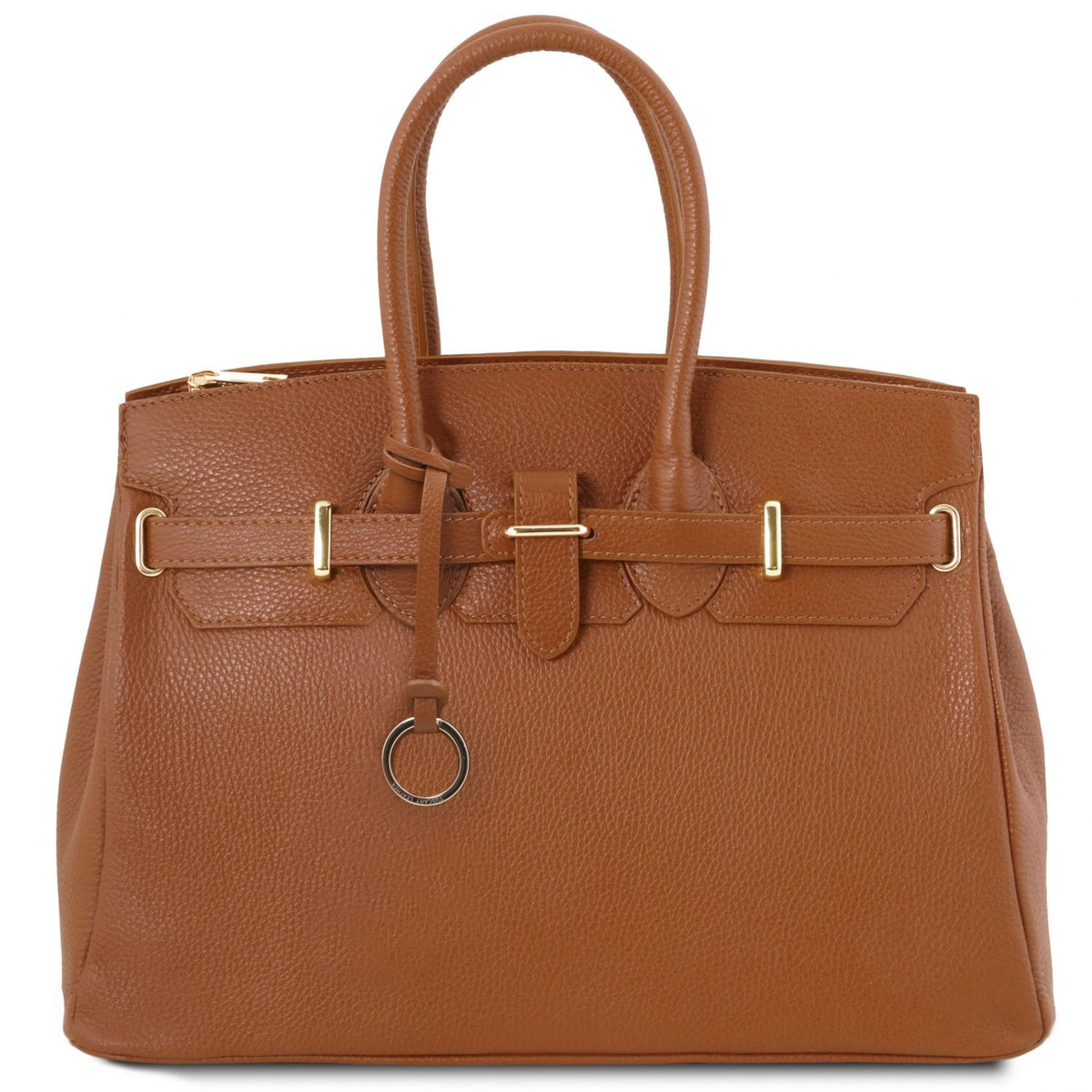 TL Bag - leather bag with gold-tone hardware