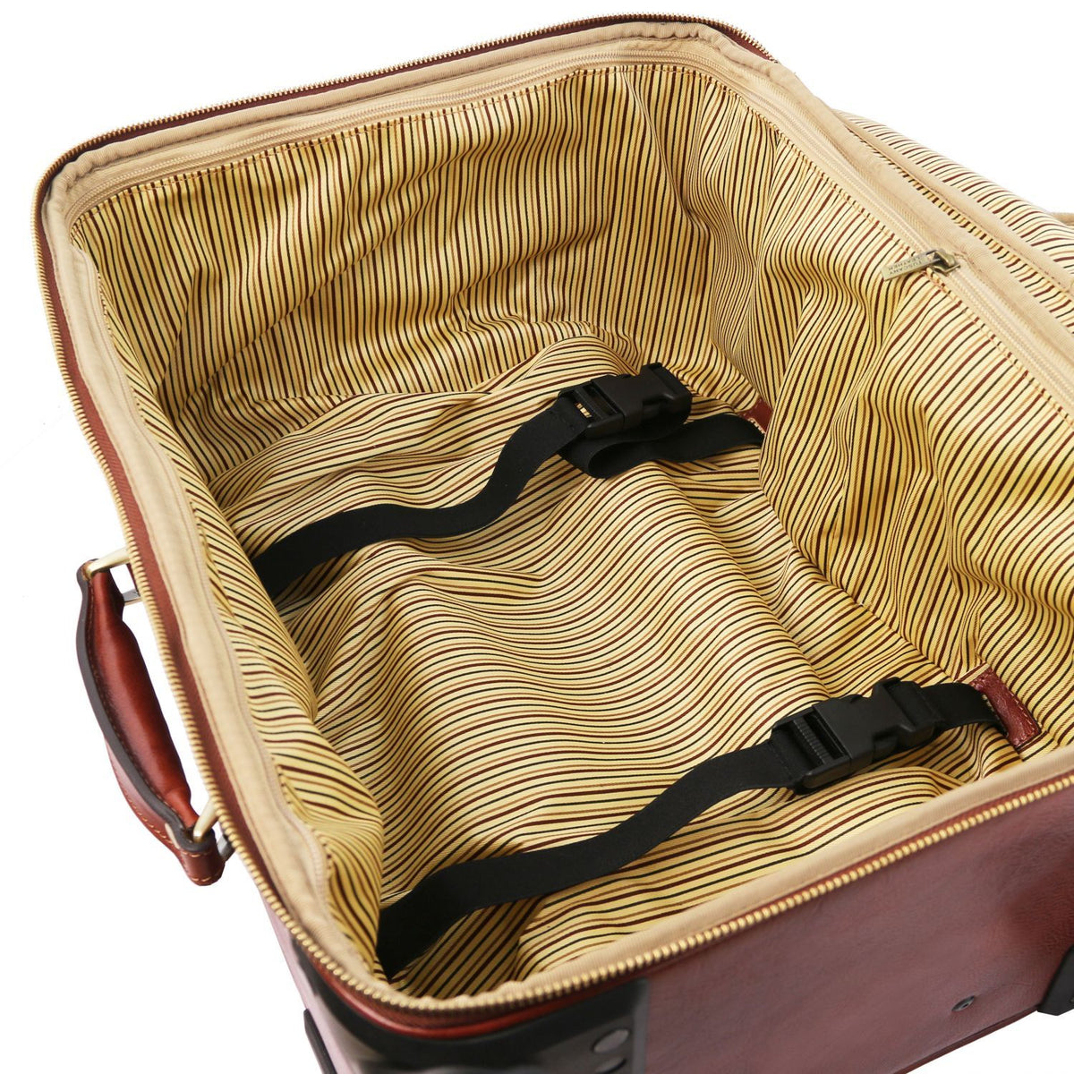 TL Voyager - 4-wheeled leather suitcase
